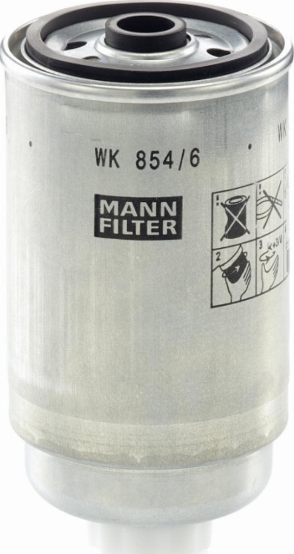 Mann-Filter WK 854/6 — Filtr paliwa