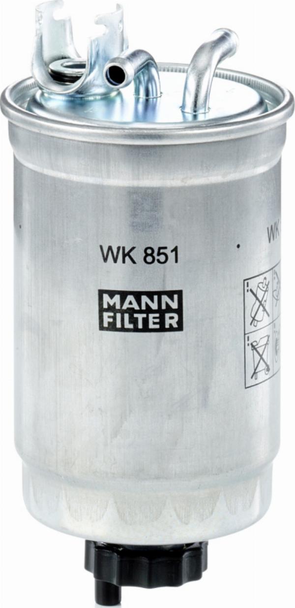 Mann-Filter WK 851 — Filtr paliwa