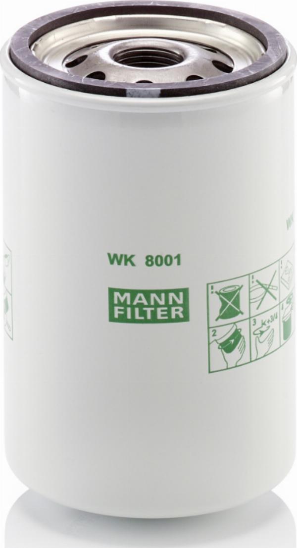 Mann-Filter WK 8001 — Filtr paliwa