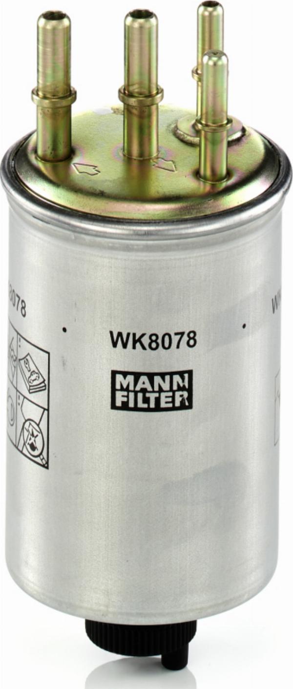 Mann-Filter WK 8078 — Filtr paliwa