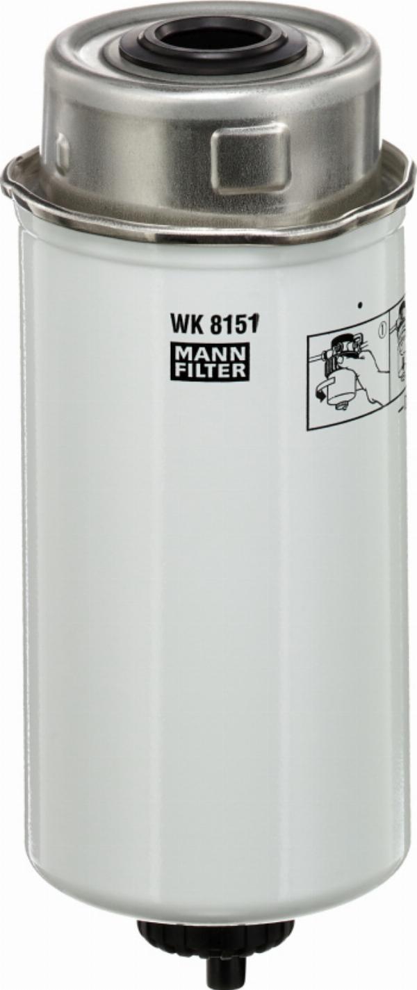 Mann-Filter WK 8151 — Filtr paliwa