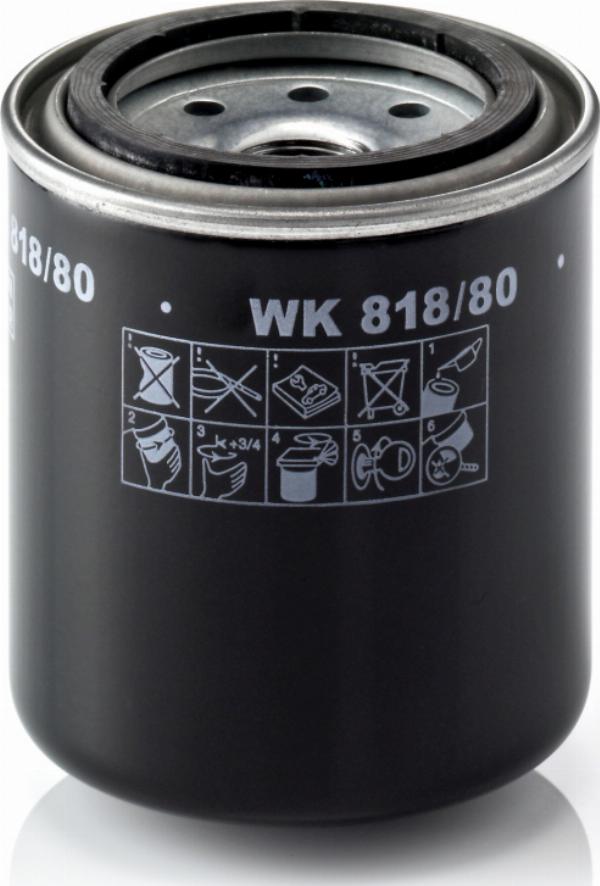 Mann-Filter WK 818/80 — Filtr paliwa