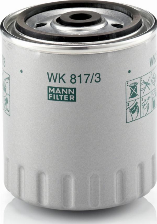 Mann-Filter WK 817/3 x — Filtr paliwa