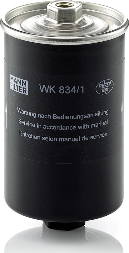 Mann-Filter WK 834/1 — Filtr paliwa