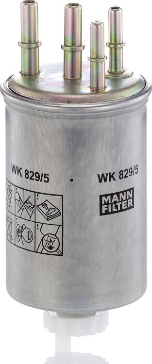 Mann-Filter WK 829/5 — Filtr paliwa