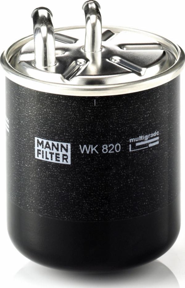 Mann-Filter WK 820 — Filtr paliwa