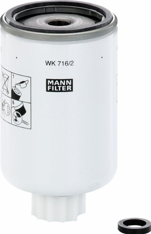 Mann-Filter WK 716/2 x — Filtr paliwa