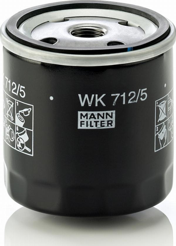 Mann-Filter WK 712/5 — Filtr paliwa