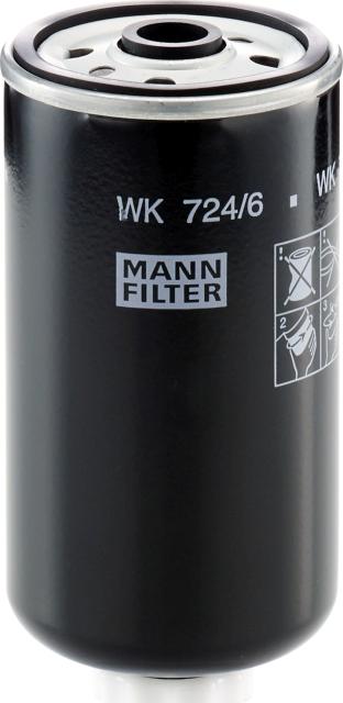 Mann-Filter WK 724/6 — Filtr paliwa