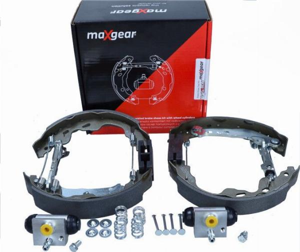 Maxgear 19-5663KIT - ZESTAW SZCZĘK HAM. PEUGEOT 107-C1-TOYOTA AYGO 1.0-1.4 HDI 05-14 FAST KIT KPL. Z CYLINDERKAMI