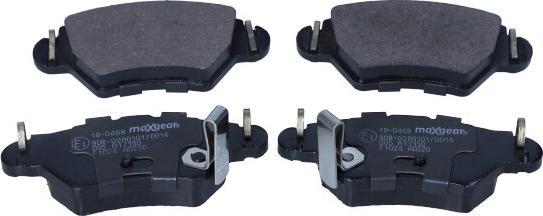 Maxgear 19-0468 - KLOCKI HAM. OPEL T. ASTRA G-ZAFIRA 98-