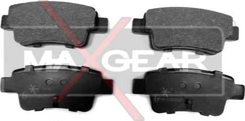 Maxgear 19-0463 - KLOCKI HAM. FIAT T. GRANDE PUNTO 05--EVO 09- BEZ CZUJNIKA