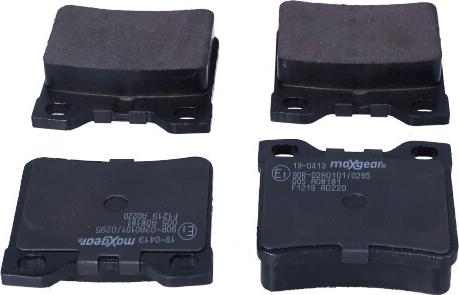 Maxgear 19-0413 - KLOCKI HAM. PEUGEOT T. 406 95-