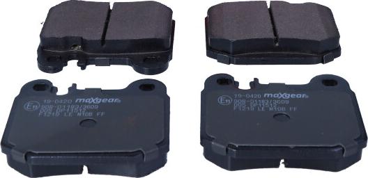 Maxgear 19-0420 - KLOCKI HAM. DB T. W163 98-