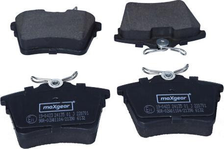 Maxgear 19-0423 - KLOCKI HAM. PEUGEOT T. 407 04-