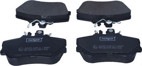 Maxgear 19-0478 - KLOCKI HAM. DB P. W202 93-00