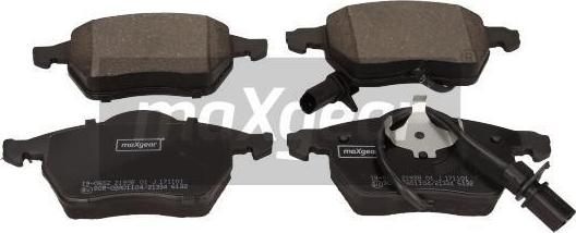 Maxgear 19-0652 - KLOCKI HAM. VW P. A4 99--A6 -99-PASSAT 00- 1.6-2.8 Z CZUJNIKAMI WVA 23018