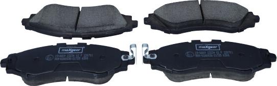 Maxgear 19-0609 - KLOCKI HAM. DAEWOO P. LANOS