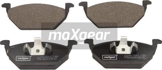 Maxgear 19-0614 - KLOCKI HAM. VW P. A3-BORA-GOLF 4-POLO-OCTAVIA-FABIA-IBIZA BEZ CZUJNIKA
