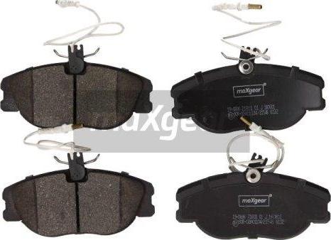 Maxgear 19-0896 - KLOCKI HAM. PEUGEOT P. 806