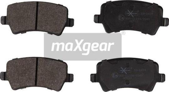 Maxgear 19-1474 - KLOCKI HAM. VOLVO T. V70-S80-XC70-XC60-FORD-EVOQUE