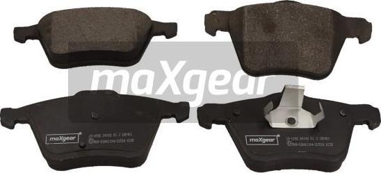 Maxgear 19-1092 - KLOCKI HAM. VOLVO P. S60 10--S80 06--V60 10--V70 07--XC70 07-