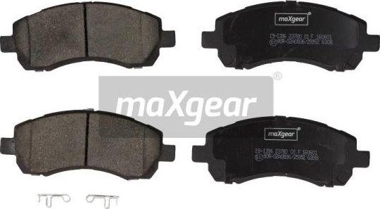 Maxgear 19-1396 - KLOCKI HAM. SUBARU P. IMPREZA 92-00-LEGACY 94-