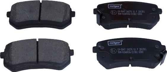 Maxgear 19-3647 - KLOCKI HAM. KIA T. PICANTO 1.0-1.2 11-