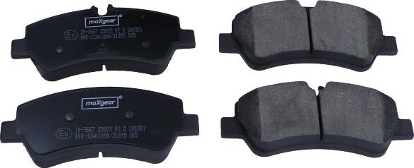 Maxgear 19-3667 - KLOCKI HAM. FORD T. TRANSIT 2.0-3.2 TDCI 13-