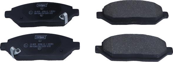 Maxgear 19-3670 - KLOCKI HAM. OPEL P. KARL 1.0 15-