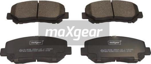 Maxgear 19-3038 - KLOCKI HAM. MAZDA P. CX-5 11-