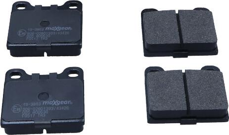Maxgear 19-3863 - KLOCKI HAM. DB T. W115 72-79