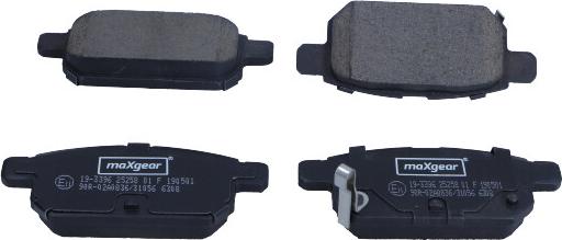 Maxgear 19-3396 - KLOCKI HAM. SUZUKI T. SWIFT 10- Z CZUJNIKIEM