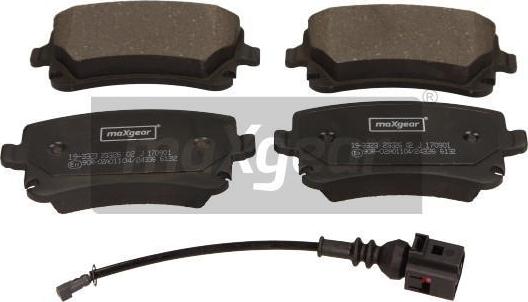 Maxgear 19-3323 - KLOCKI HAM. VW T. T5 03--A4-A6-A8 04- 1 CZUJNIK