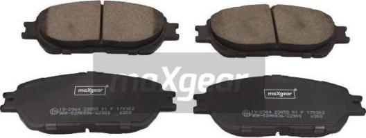 Maxgear 19-2964 - KLOCKI HAM. TOYOTA P. AVALON 04--CAMRY 01-