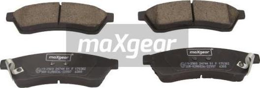 Maxgear 19-2908 - KLOCKI HAM. CHEVROLET T. EPICA 1.8-2.0-2.5 06-