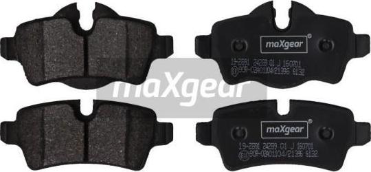 Maxgear 19-2891 - KLOCKI HAM. MINI T. COOPER 07--10-