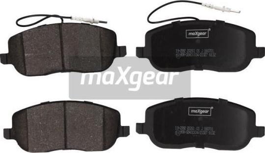 Maxgear 19-2892 - KLOCKI HAM. FIAT P. CROMA 1.9-2.4 JTD 05-