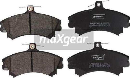 Maxgear 19-2863 - KLOCKI HAM. SMART P. FORFOUR-COLT