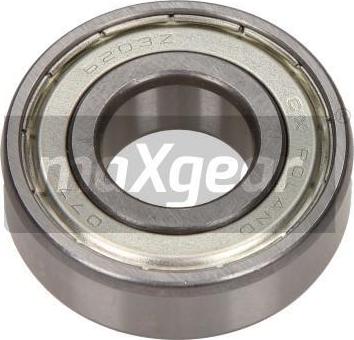 Maxgear 10-0192 - ŁOŻYSKO ALTERNATORA 6203-2RS 17X40X12 METALOWE USZCZELNIENIE