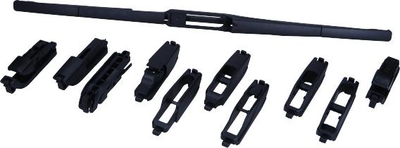 Maxgear 39-0605 - PIÓRO WYCIERACZKI 400MM-16 1 SZT. TYŁ PLASTIKOWA MULTI 10 ADAPTERÓW = 10 MOCOWAŃ