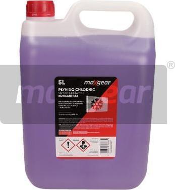 Maxgear 36-0162 - PŁYN DO CHŁODNIC 5L -35°C FIOLETOWY G12 NA DODATKACH BASF