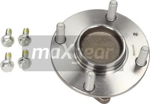 Maxgear 33-0653 - ŁOŻYSKO KOŁA MITSUBISHI T. COLT- FOURFOR 04- Z ABS
