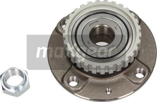 Maxgear 33-0076 - ŁOŻYSKO KOŁA CITROEN T. XSARA-PEUGEOT 306 93- TARCZE ABS