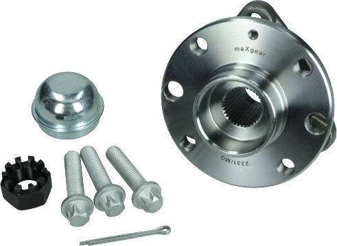 Maxgear 33-0255 - ŁOŻYSKO KOŁA OPEL P. ASTRA G 1.2-1.7 -ABS 4ŚR