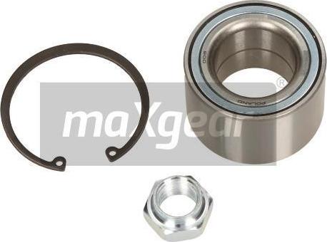Maxgear 33-0253 - ŁOŻYSKO KOŁA OPEL P. AGILA 1.0-1.2 -SUZUKI WAGON R
