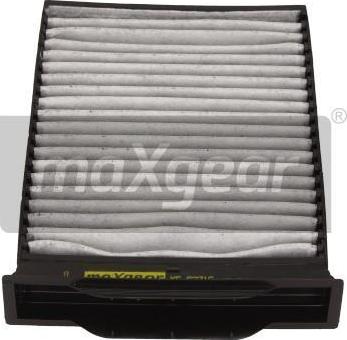 Maxgear 26-0833 - FILTR KABINY RENAULT MEGANE II-III 02- Z WĘGLEM OBUDOWA CAŁKOWICIE PLASTIKOWA