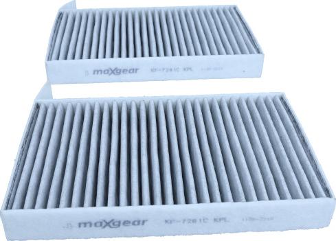 Maxgear 26-1995 - FILTR KABINY TESLA MODEL 3. Y 01.17- Z WĘGLEM AKTYWNYM KPL 2SZT