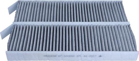 Maxgear 26-1811 - FILTR KABINY CITROEN BERLINGO 08--PEUGEOT 3008 !!!KPL 2 SZT!!! SILVER CARBON Z JONAMI SREBRA I WĘGLEM AKTYWNYM