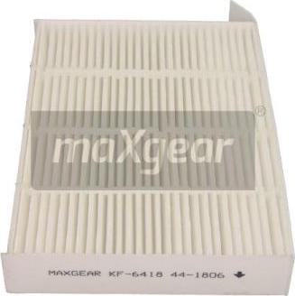 Maxgear 26-1206 - FILTR KABINY OPEL AGILA 08--SUZUKI SPLASH 08-